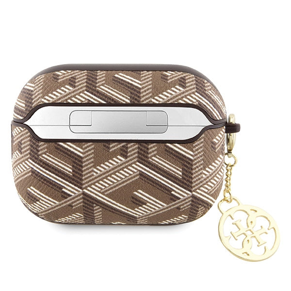 Austiņas Guess GUAP2PGCE4CW case for AirPods Pro 2 cover - brown GCube Charm — attēls 2