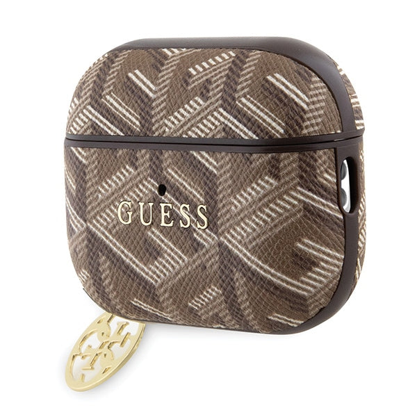 Austiņas Guess GUAP2PGCE4CW case for AirPods Pro 2 cover - brown GCube Charm — attēls 3