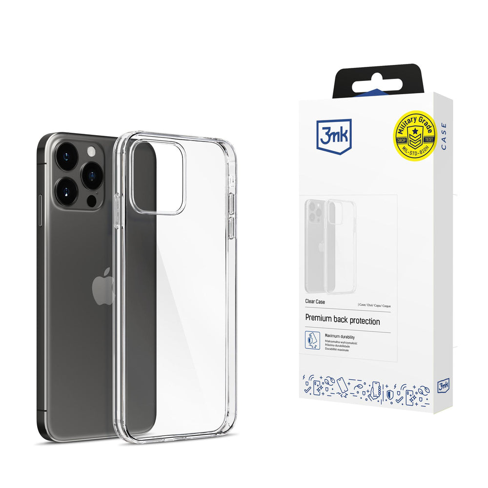 Aizsargvāciņš Apple iPhone 15 Pro - 3mk Clear Case