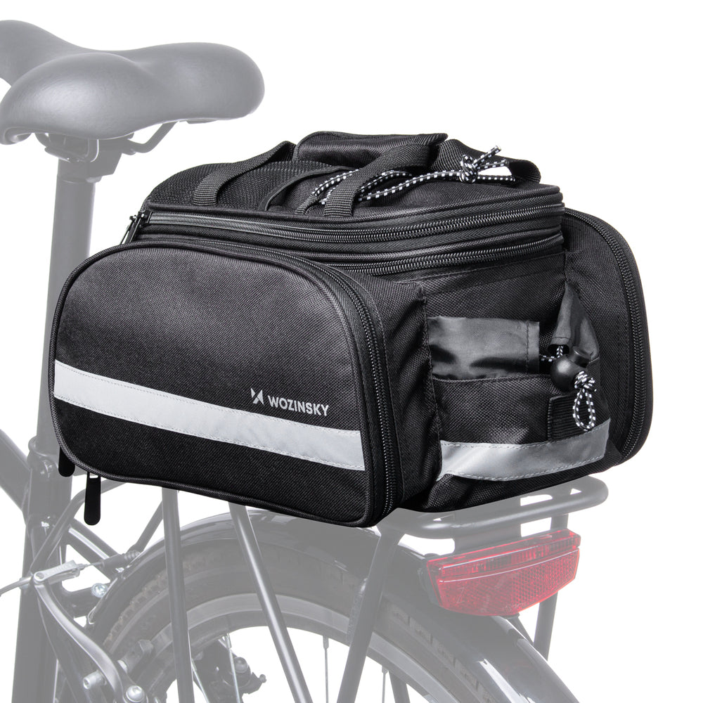 Velosipēda vai skrejriteņa soma Wozinsky WBB36BK 27L Bike Bag - Black