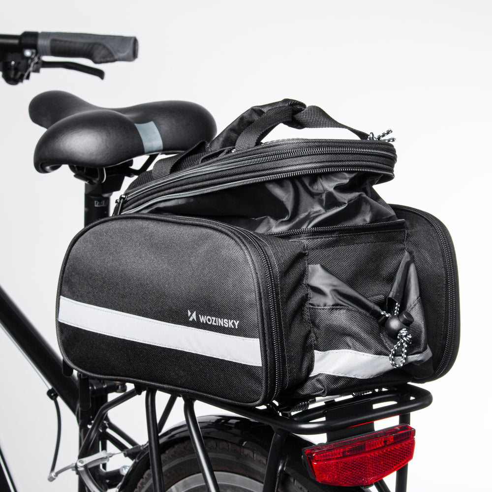 Velosipēda vai skrejriteņa soma Wozinsky WBB36BK 27L Bike Bag - Black — attēls 3