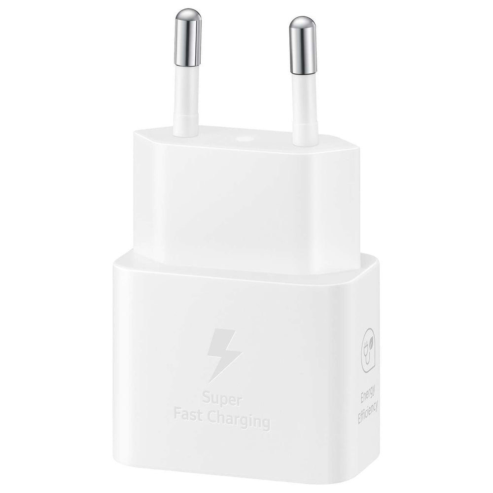 Uzlādes adapteris Samsung EP-T2510NWEGEU 25W SFC USB-C GaN wall charger - white — attēls 2