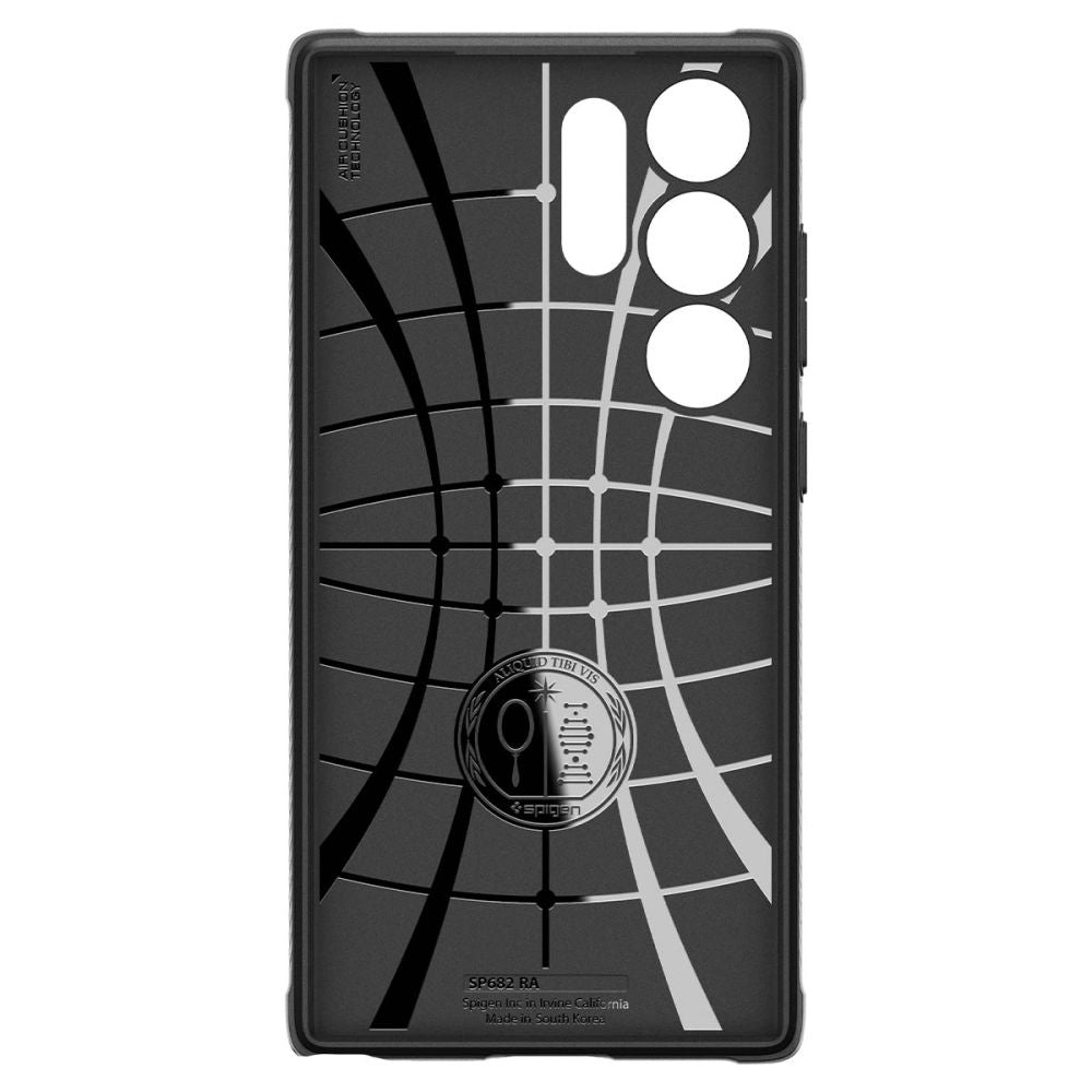 Aizsargvāciņš Samsung Galaxy S24 Ultra – Spigen Rugged Armor, matēti melns — attēls 3