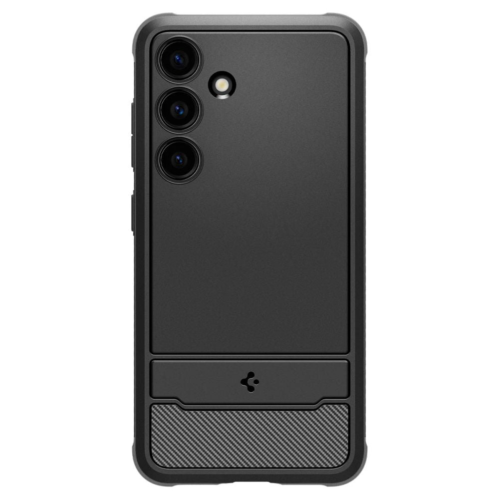 Aizsargvāciņš Samsung Galaxy S24 – Spigen Rugged Armor, matēti melns — attēls 2