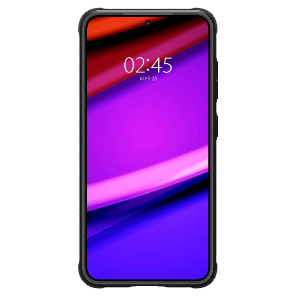 Aizsargvāciņš Samsung Galaxy S24 – Spigen Rugged Armor, matēti melns — attēls 4