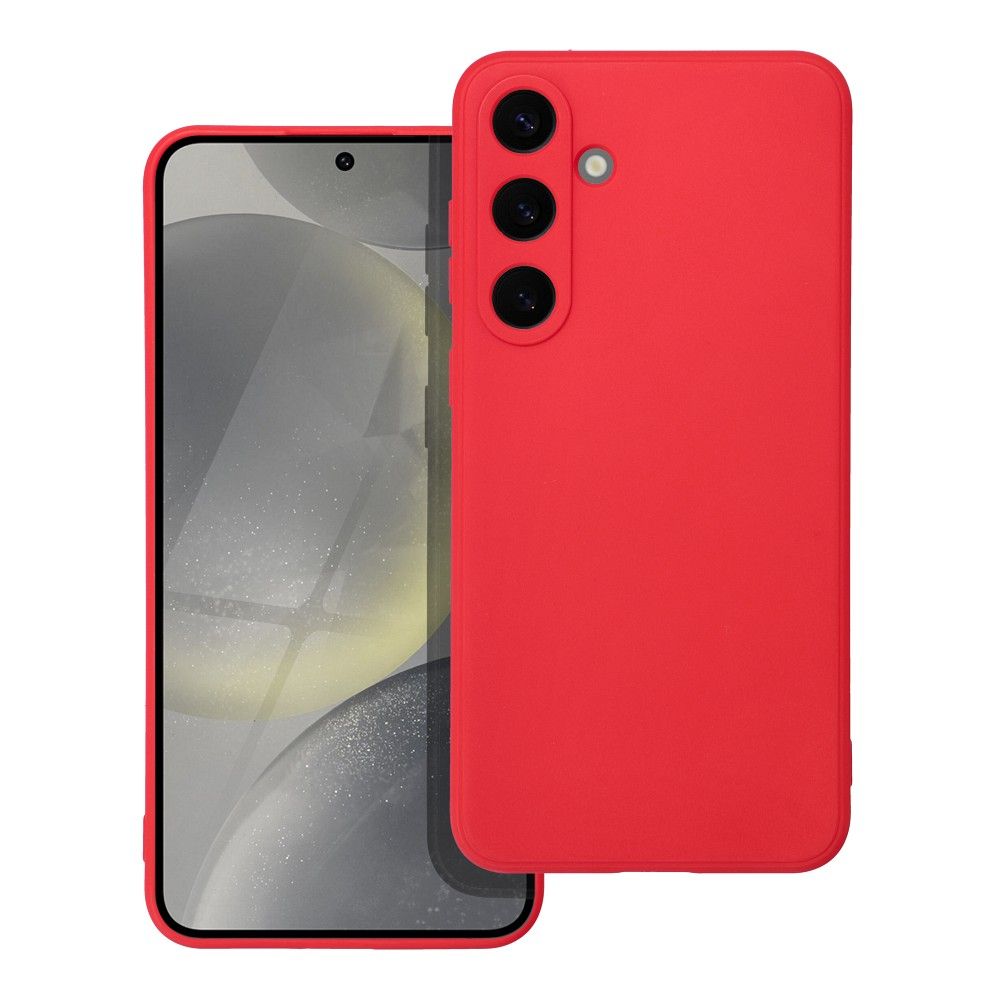 Aizsargvāciņš Samsung S24 Plus – SOFT, sarkans
