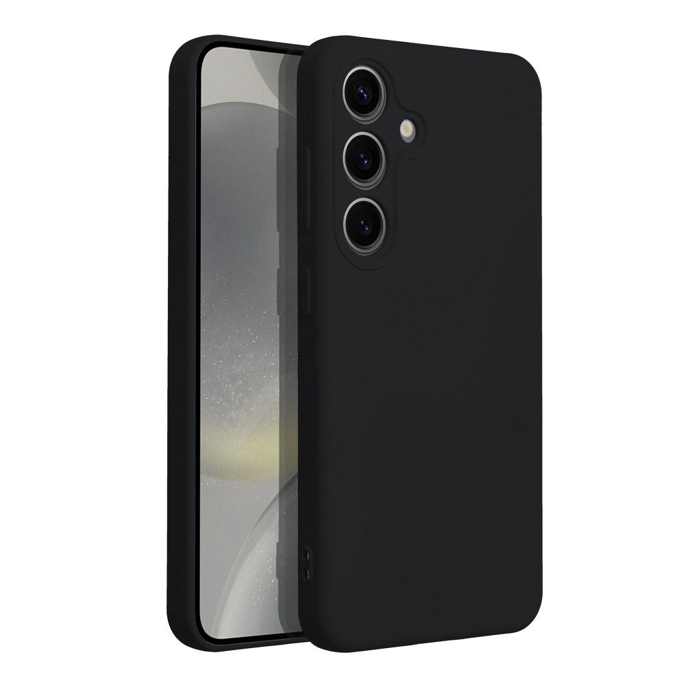 Aizsargvāciņš Samsung S24 – SILICONE, melns — attēls 2