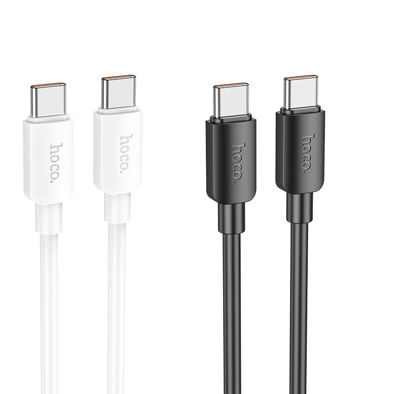 Kabelis HOCO cable Type C to Type C PD 6A 100W X96 1 m black — attēls 3