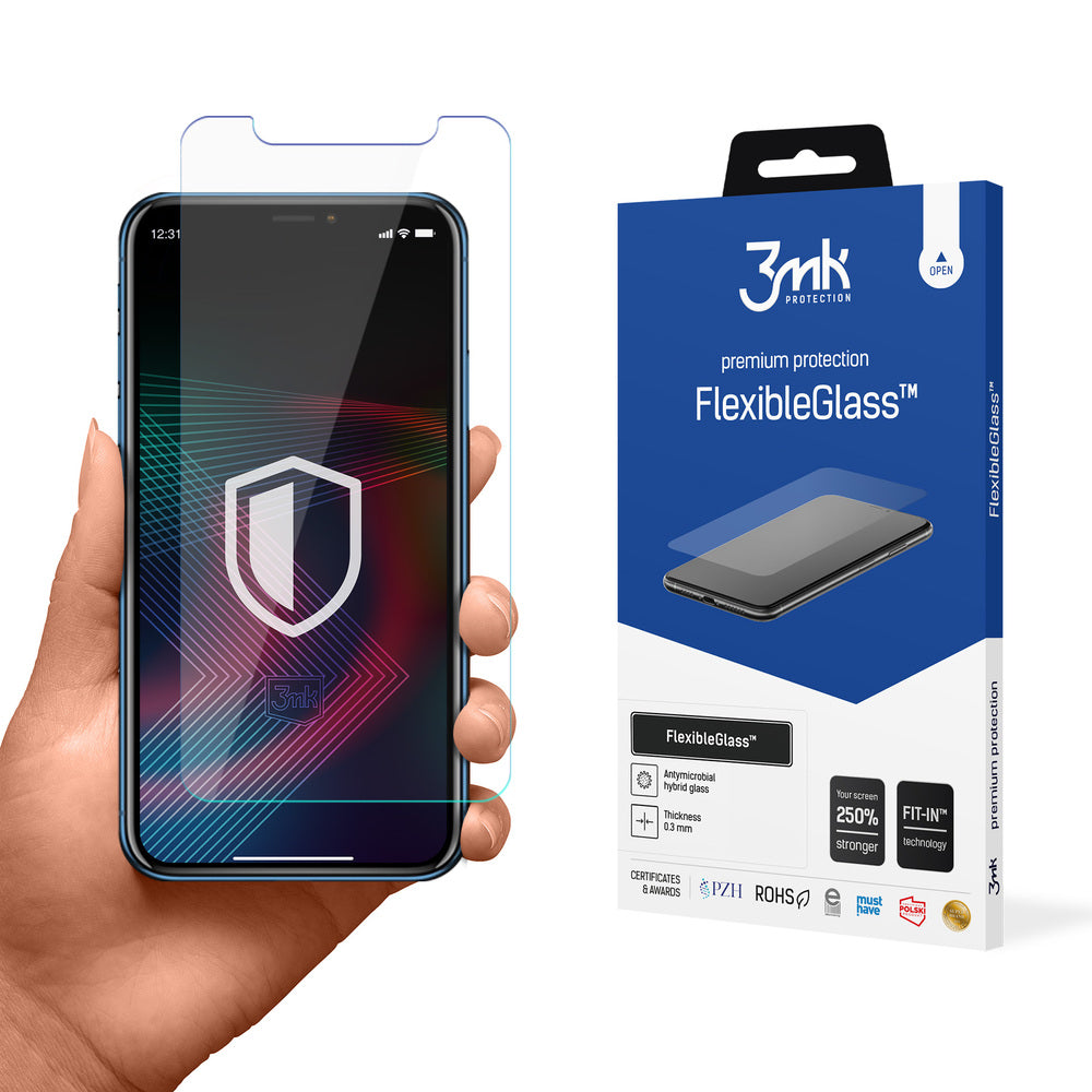Aizsargstikls iPhone XR – 3mk FlexibleGlass™