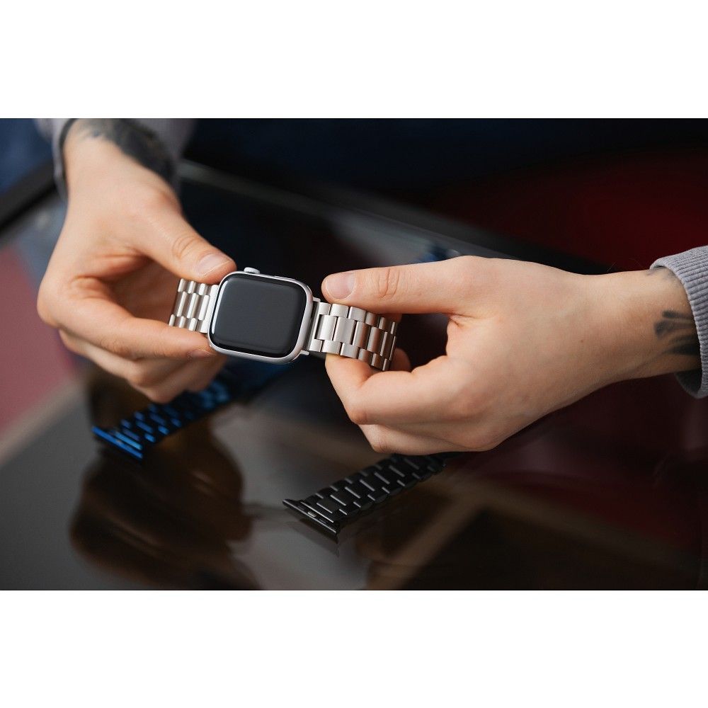 Forcell F-Design FA10 siksniņa Apple Watch 38 / 40 / 41 mm, melna