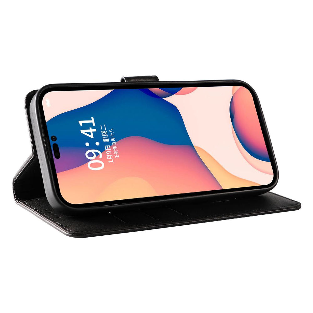Aizsargvāciņš iPhone 16 Pro Max – Leather, melns — attēls 4