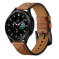 Viedpulksteņa siksniņa Tech-Protect Leather Strap for Samsung Galaxy Watch 4 / 5 / 5 Pro / 6 / 7 / FE - Brown