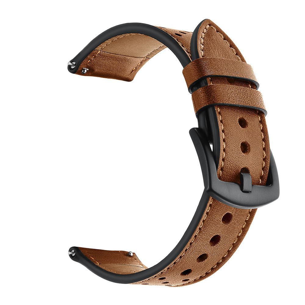 Viedpulksteņa siksniņa Tech-Protect Leather Strap for Samsung Galaxy Watch 4 / 5 / 5 Pro / 6 / 7 / FE - Brown — attēls 2