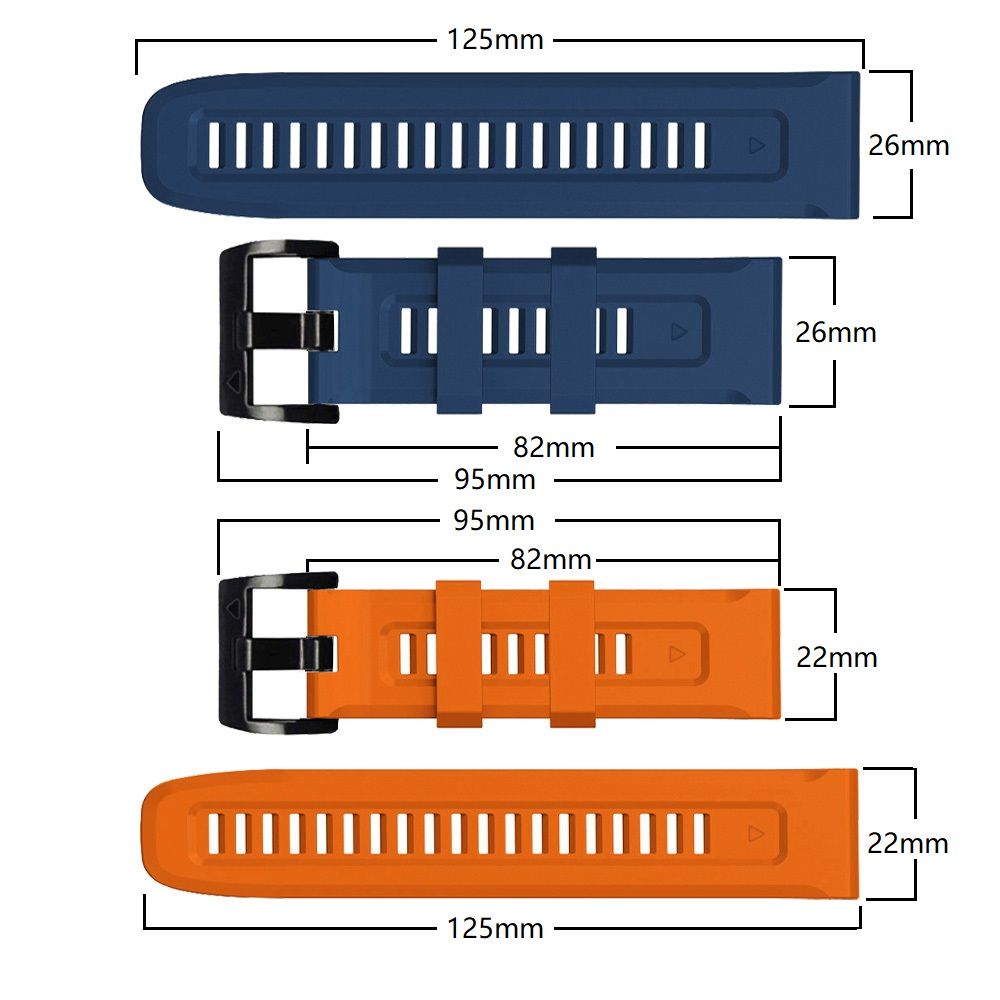 Tech-Protect IconBand for Garmin Fenix 5 / 6 / 6 Pro / 7 - Navy Blue — attēls 3