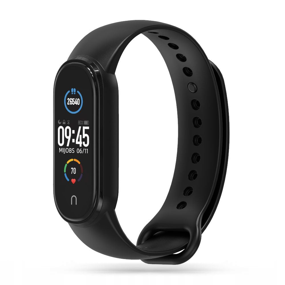 Viedpulksteņa siksniņa Tech-Protect IconBand Strap for Xiaomi Mi Smart Band 5 / 6 / 7 / NFC - Black