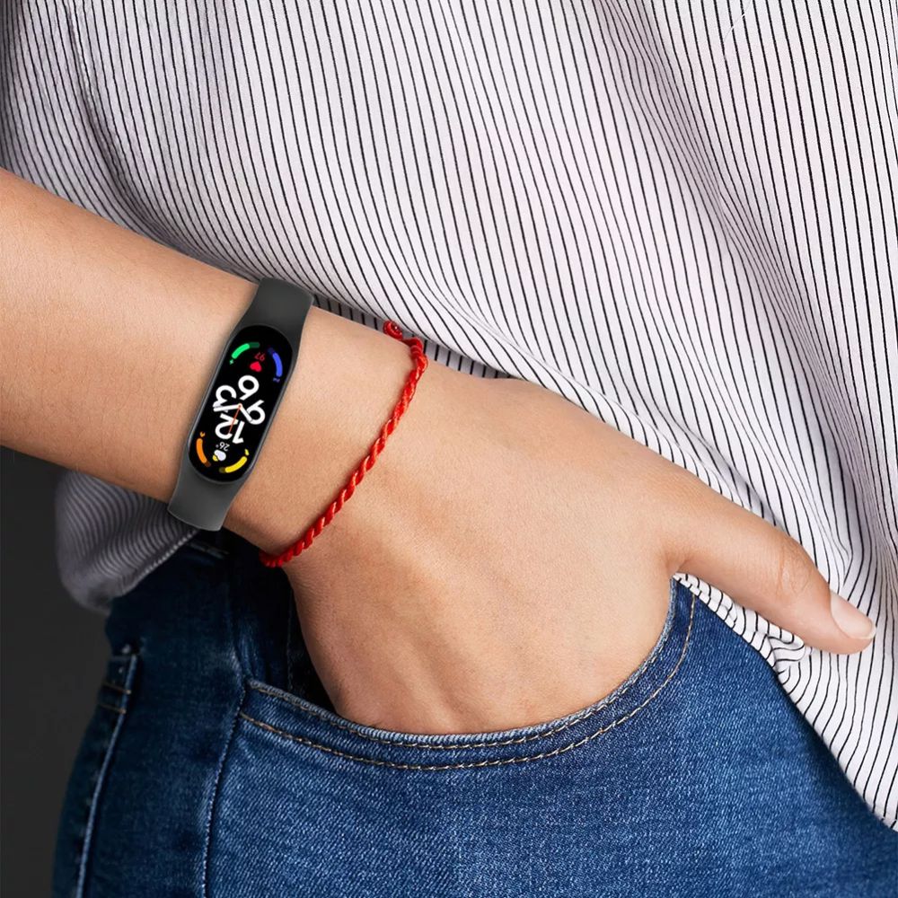 Viedpulksteņa siksniņa Tech-Protect IconBand Strap for Xiaomi Mi Smart Band 5 / 6 / 7 / NFC - Black — attēls 3