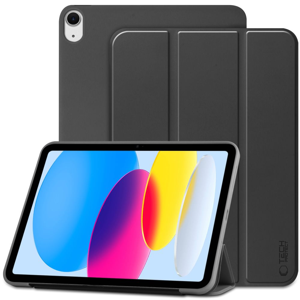 Aizsargvāciņš iPad 10.9" 2022 – Tech-Protect SmartCase, melns