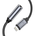 Adapteris Tech-Protect UltraBoost Lightning / 3.5mm mini jack adapter - black