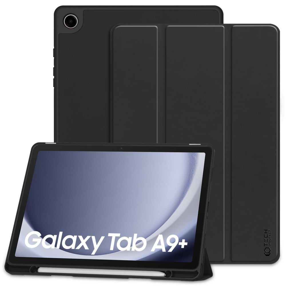 Aizsargvāciņš Samsung Galaxy Tab A9+ 11" X210 / X215 / X216 – Tech-Protect SC Pen, melns