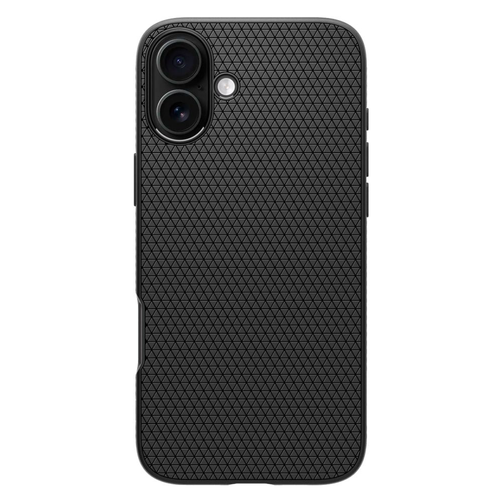 Aizsargvāciņš iPhone 16 Case – Spigen Liquid Air, melns — attēls 2
