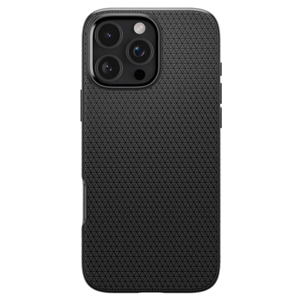 Aizsargvāciņš iPhone 16 Pro Case – Spigen Liquid Air, melns — attēls 2
