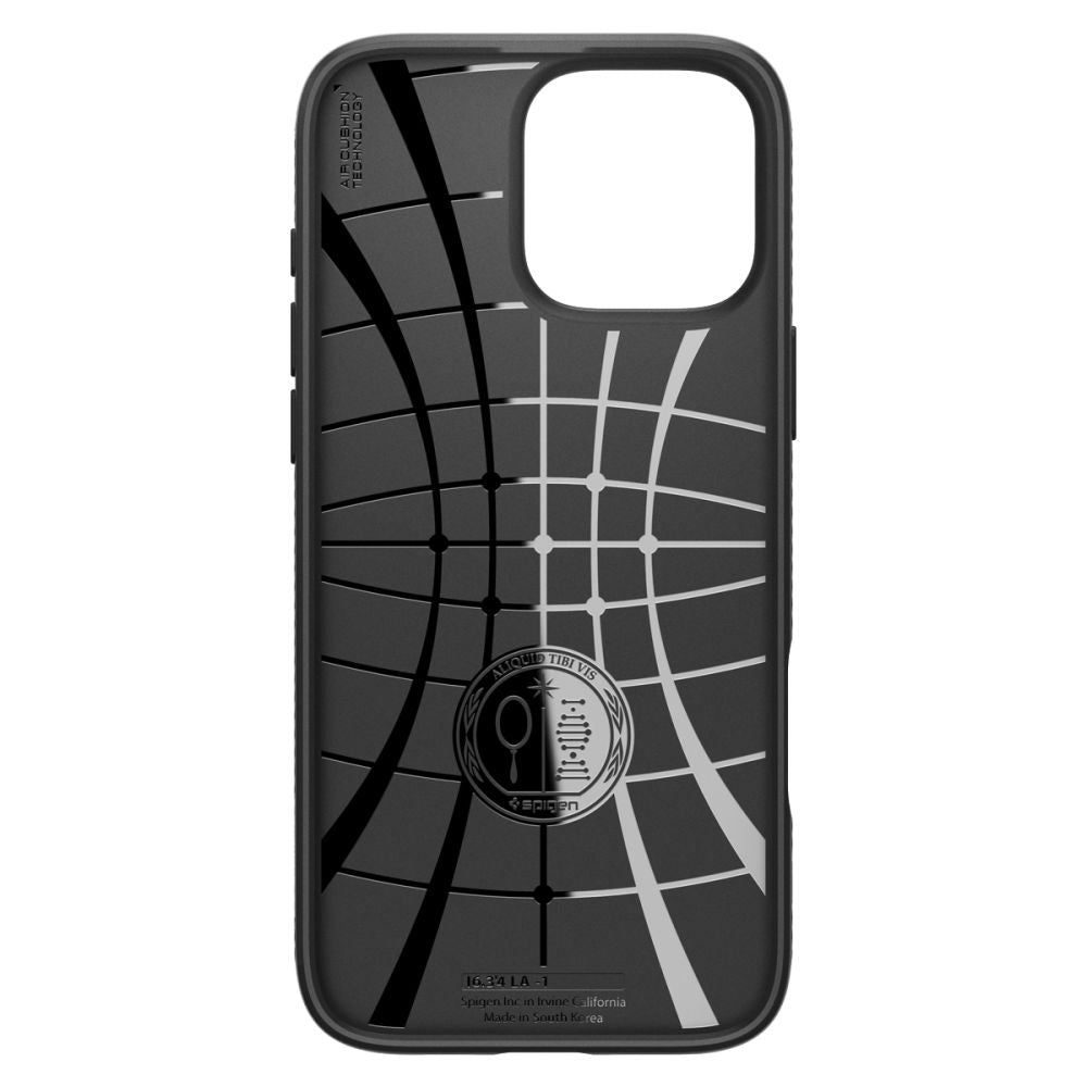 Aizsargvāciņš iPhone 16 Pro Case – Spigen Liquid Air, melns — attēls 3