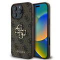 Aizsargvāciņš iPhone 16 Pro – Guess 4G Big Logo, brūns