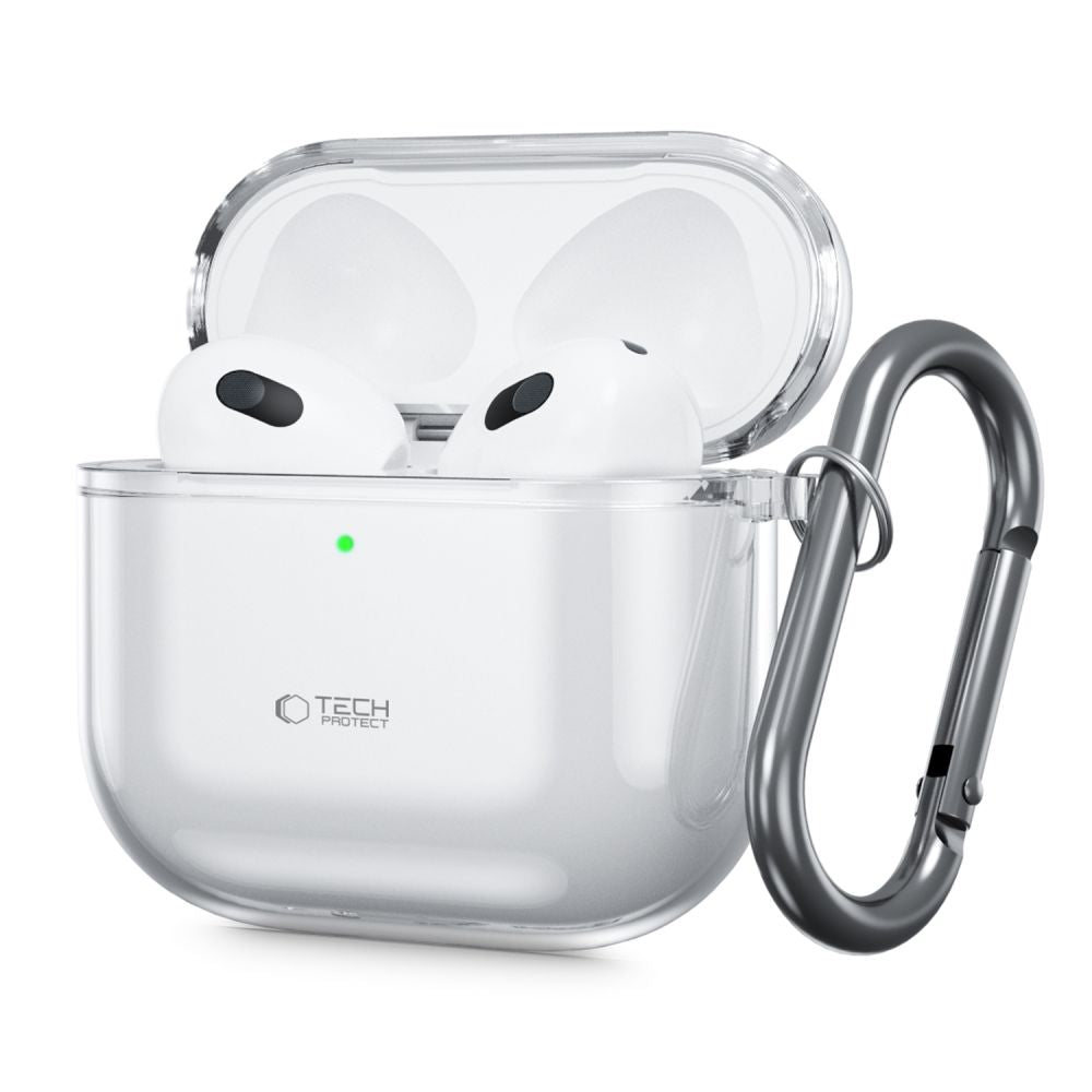 Austiņas Tech-Protect FLEXAir Case for Apple AirPods 4 - Transparent