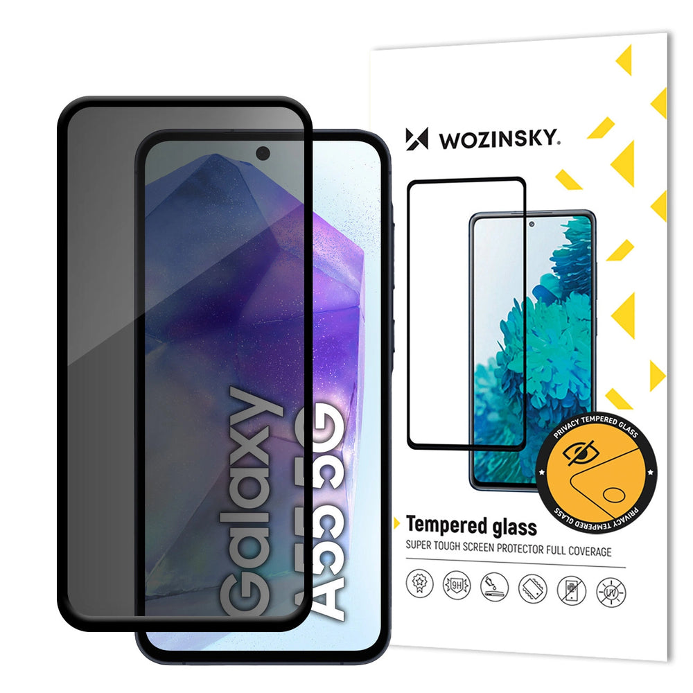 Aizsargstikls Samsung Galaxy A56 / A36 with Anti Spy privacy filter – Wozinsky Privacy