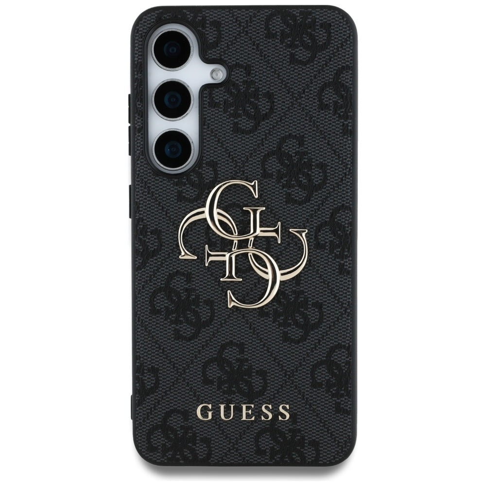 Aizsargvāciņš Samsung Galaxy S25 – Guess Big 4G Logo Classic Logo, melns — attēls 3