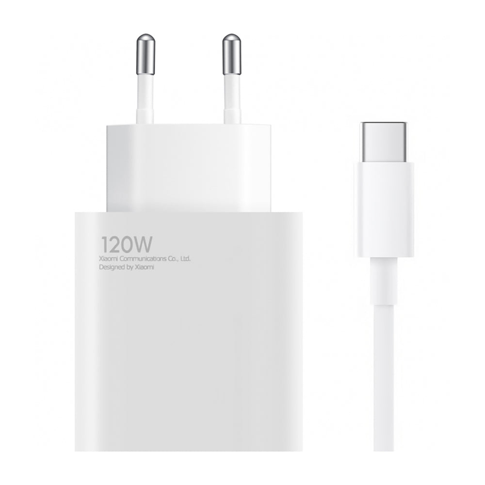 Uzlādes adapteris Xiaomi BHR9462EU 120W 6A USB-A Wall Charger with USB-C Cable - White
