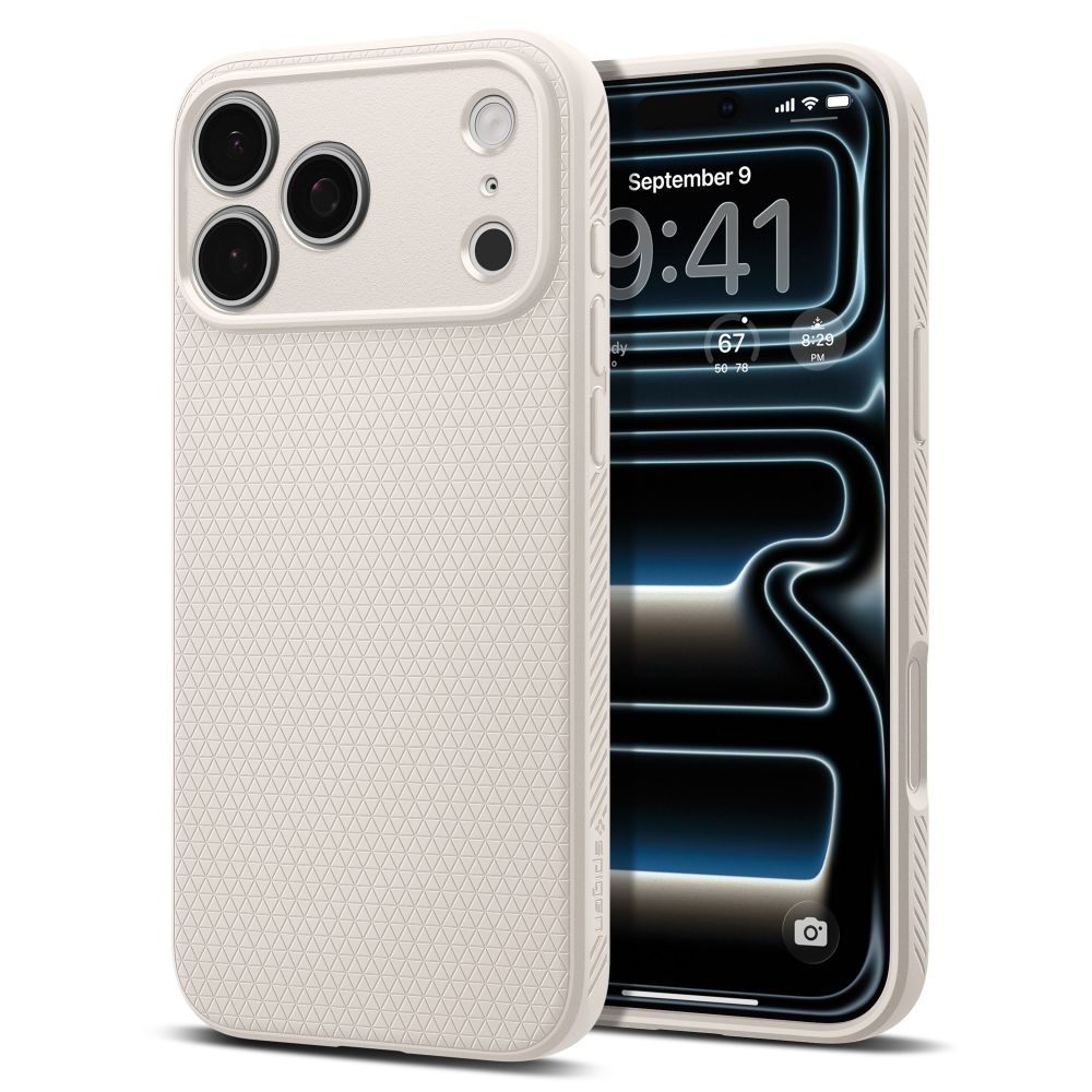 Aizsargvāciņš iPhone 17 Pro - titanium – Spigen Liquid Air