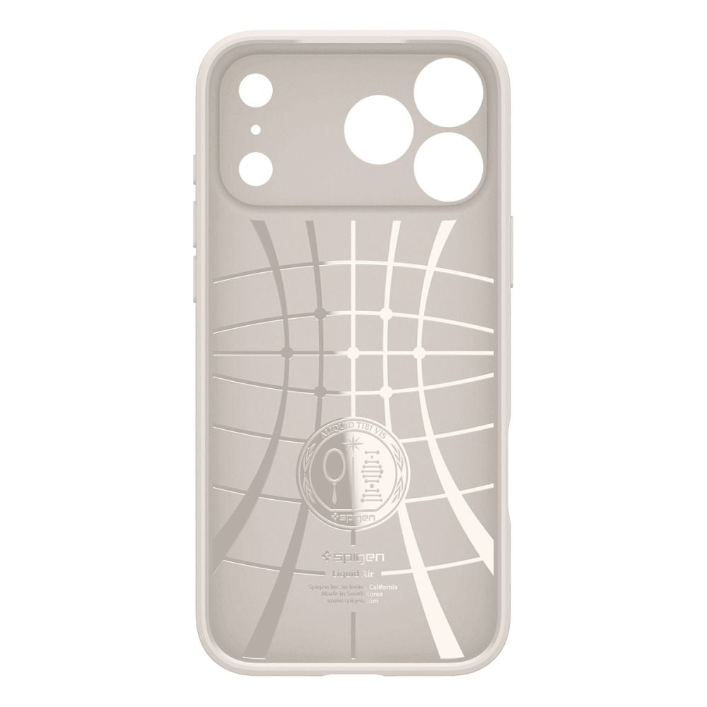 Aizsargvāciņš iPhone 17 Pro - titanium – Spigen Liquid Air — attēls 3