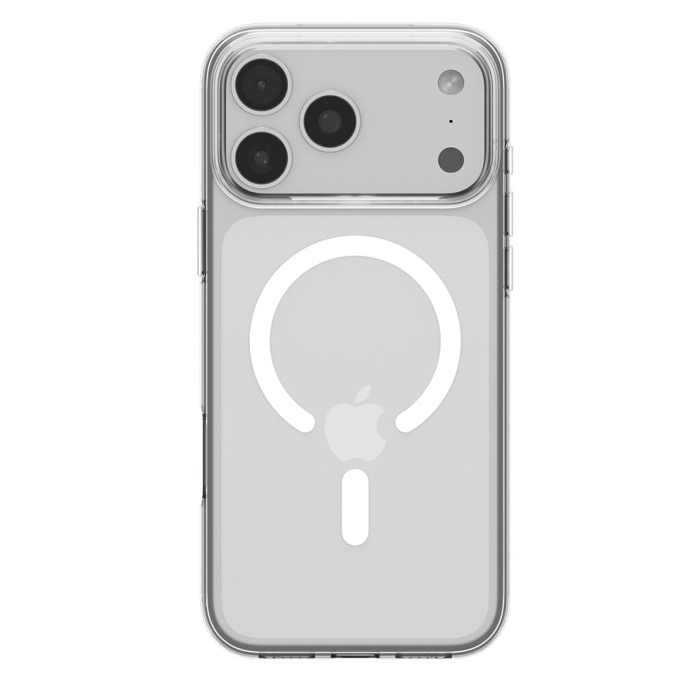 Aizsargvāciņš iPhone 17 Pro Max - Clear and – Spigen Liquid Crystal MagSafe, balts — attēls 2