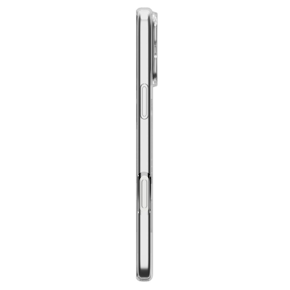 Aizsargvāciņš iPhone 17 Pro Max - Clear and – Spigen Liquid Crystal MagSafe, balts — attēls 4