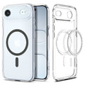 Aizsargvāciņš iPhone 17 Air - Clear – Spigen Ultra Hybrid MagSafe, pelēks