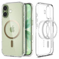 Aizsargvāciņš iPhone 17 - Transparent – Spigen Ultra Hybrid MagSafe, zelta