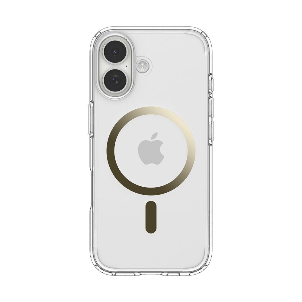 Aizsargvāciņš iPhone 17 - Transparent – Spigen Ultra Hybrid MagSafe, zelta — attēls 2