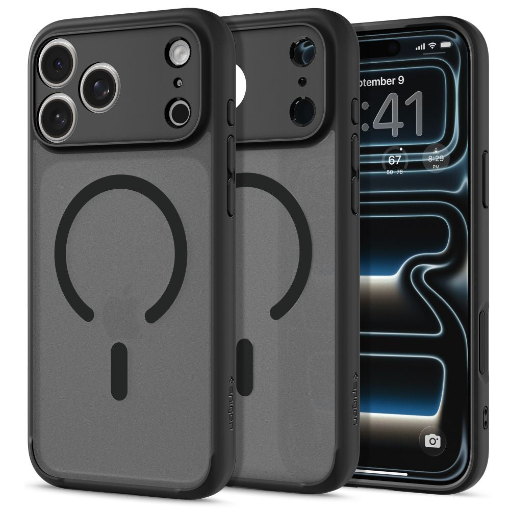 Aizsargvāciņš iPhone 17 Pro – Spigen Ultra Hybrid MagSafe, melns — attēls 2