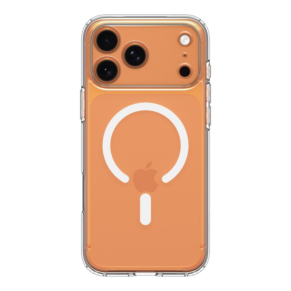 Aizsargvāciņš iPhone 17 Pro Max - Clear and – Spigen Ultra Hybrid MagSafe, balts — attēls 2