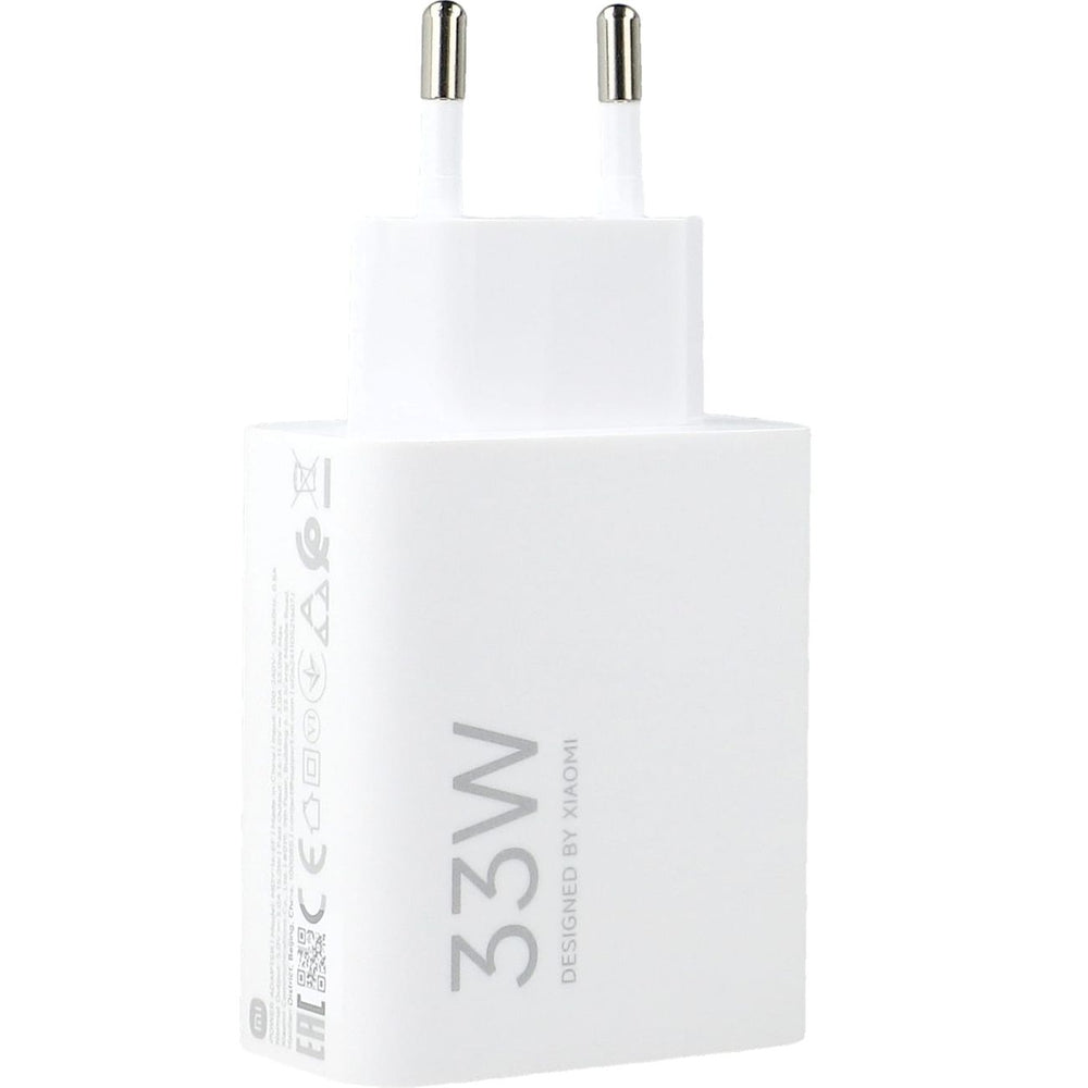 Uzlādes adapteris Xiaomi MDY-16-EF 1xUSB-A 33W Wall Charger with 3A USB-C Cable - White — attēls 4