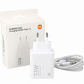 Uzlādes adapteris Xiaomi MDY-16-EF 1xUSB-A 33W Wall Charger with 3A USB-C Cable - White