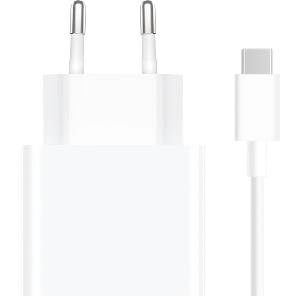 Uzlādes adapteris Xiaomi MDY-16-EF 1xUSB-A 33W Wall Charger with 3A USB-C Cable - White — attēls 3