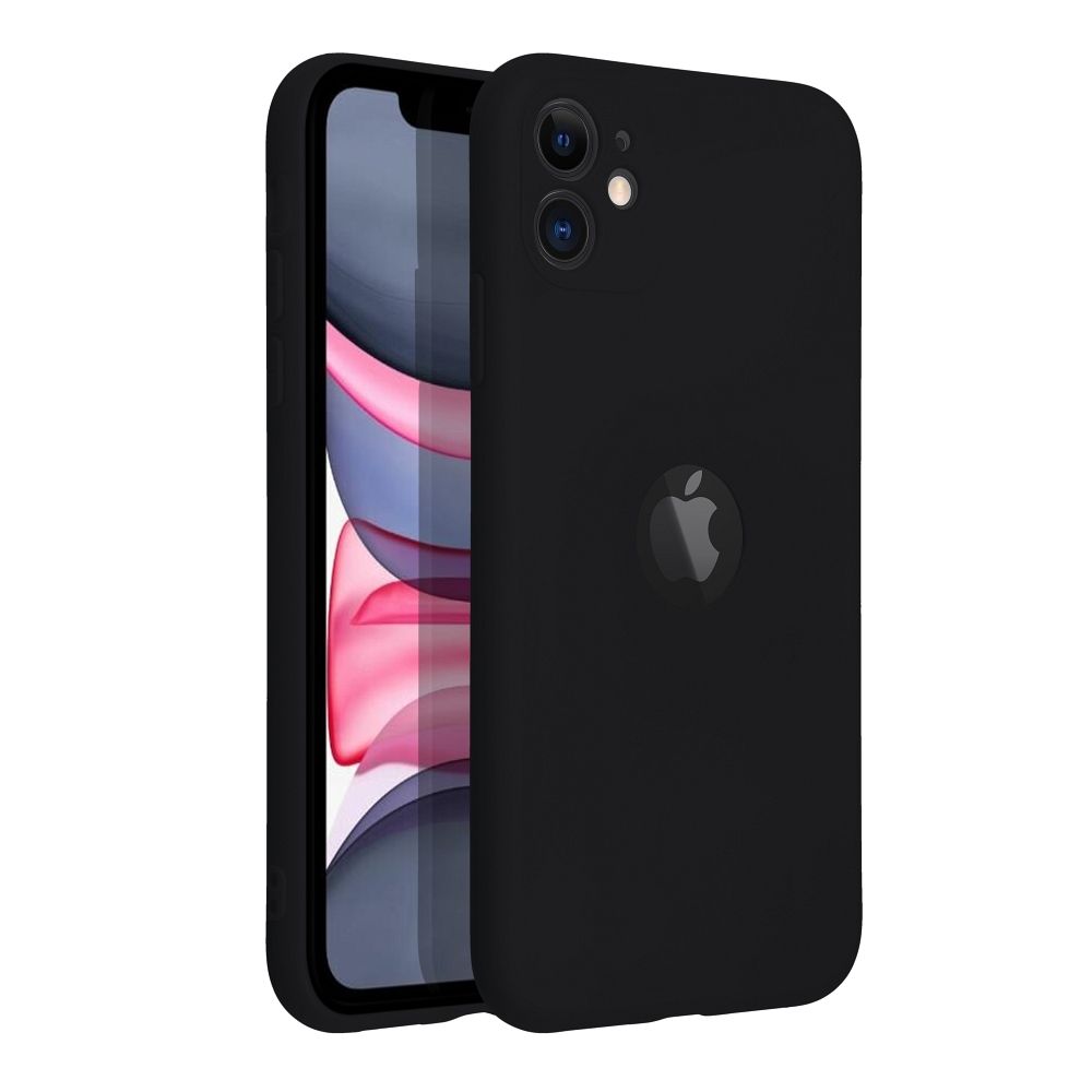 Aizsargvāciņš iPhone 11 Pro Max – SOFT, melns — attēls 2