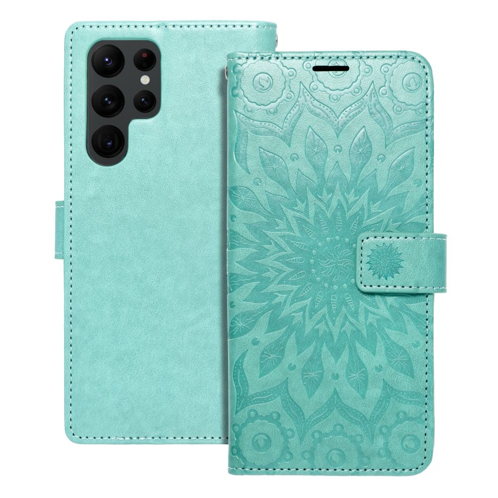 Aizsargvāciņš Samsung S22 Ultra mandala – MEZZO, zaļš