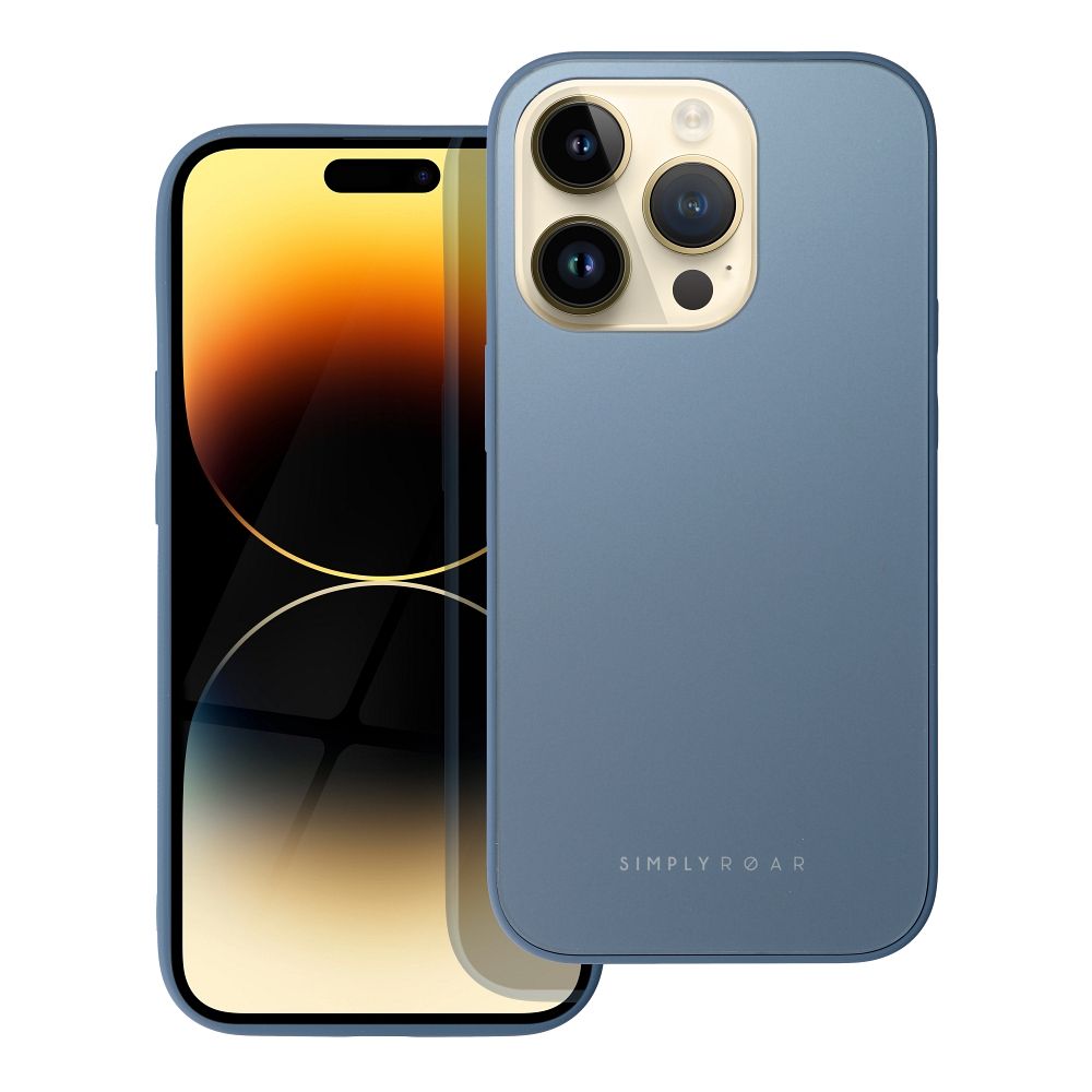 Aizsargstikls iPhone 14 Pro – Roar Matte, zils
