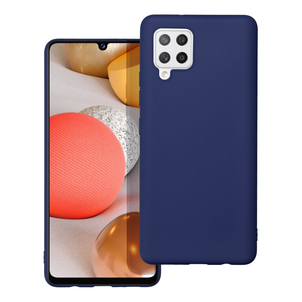 Aizsargvāciņš Samsung A42 5G – SOFT, tumši zils