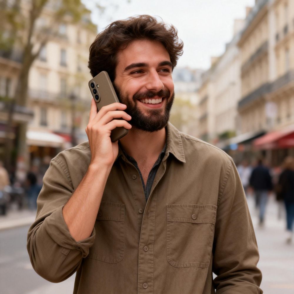 Aizsargvāciņš Samsung Galaxy A57 5G – Tech-Protect Icon, brūns — attēls 3