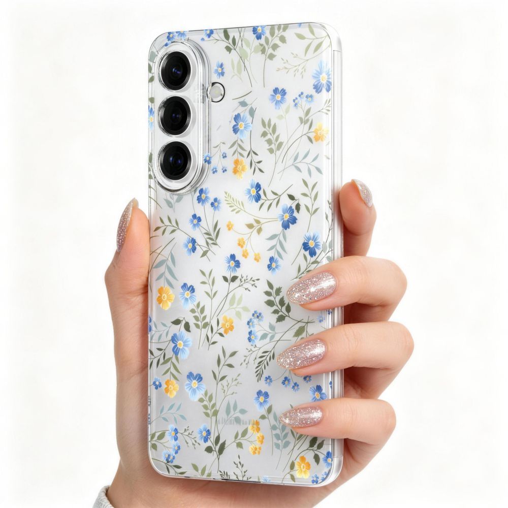 Aizsargvāciņš Samsung Galaxy A37 5G - Multicolor Flowers – Tech-Protect FlexAir — attēls 2
