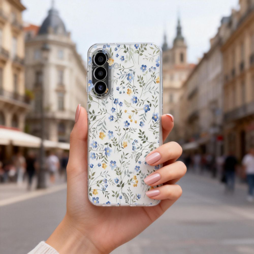 Aizsargvāciņš Samsung Galaxy A37 5G - Multicolor Flowers – Tech-Protect FlexAir — attēls 4